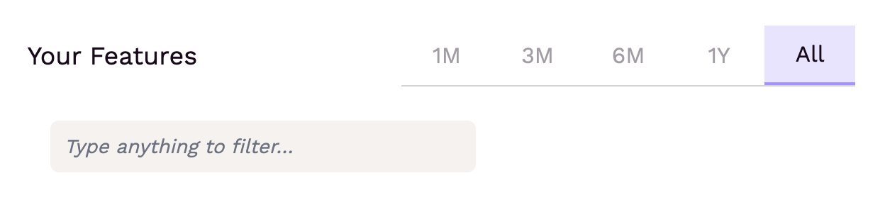Featured Analytics Search Bar